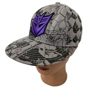 Transformers Baseball Cap Hat Snapback Ball Gray 3d Logo Embroidered Youth